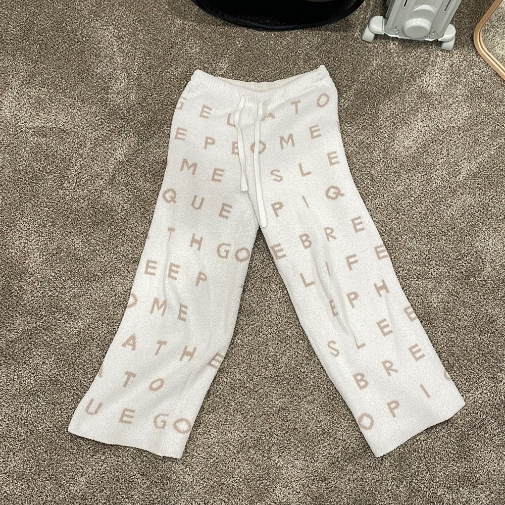 Gelato Pique logo jacquard long pants